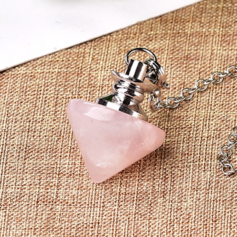 Natural crystal pendant