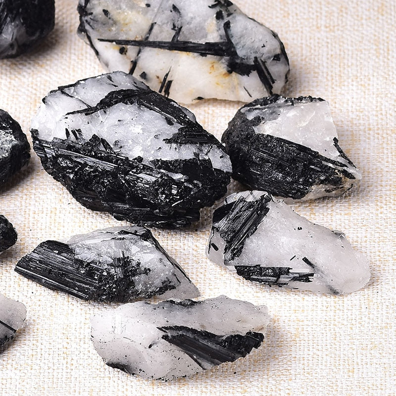 Natural black tourmaline