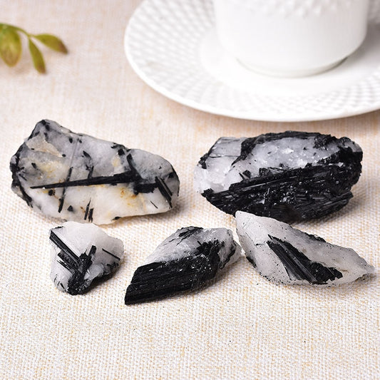 Natural black tourmaline