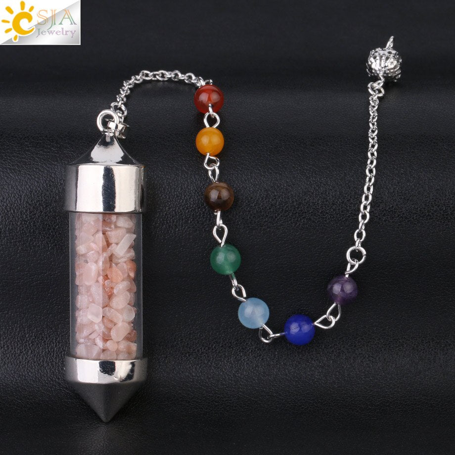 Quartz crystal pendant