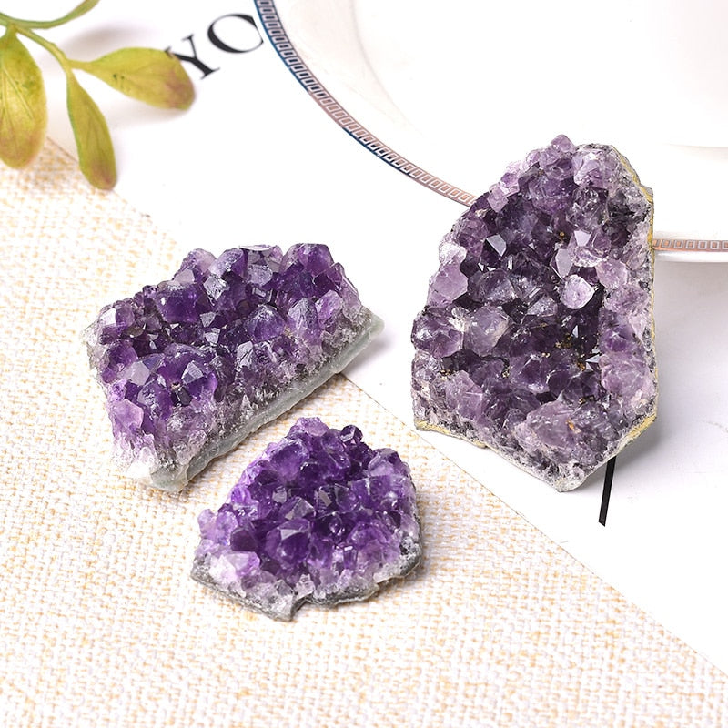 Natural amethyst crystal