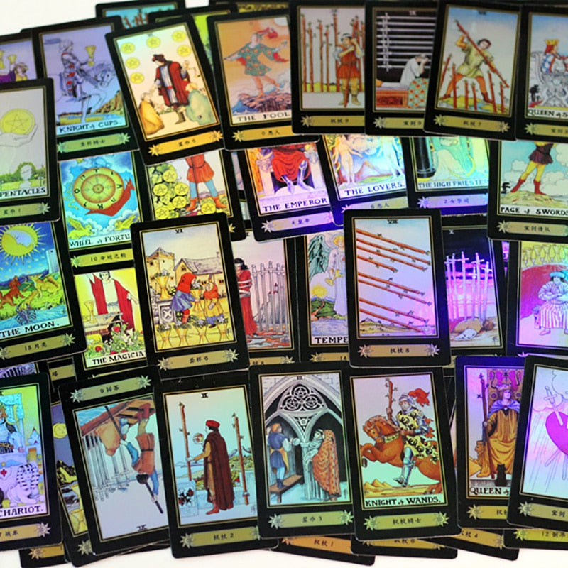 Holographic tarot board