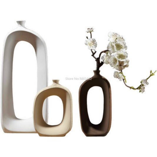 High-quality ceramic living room vase for home decoration