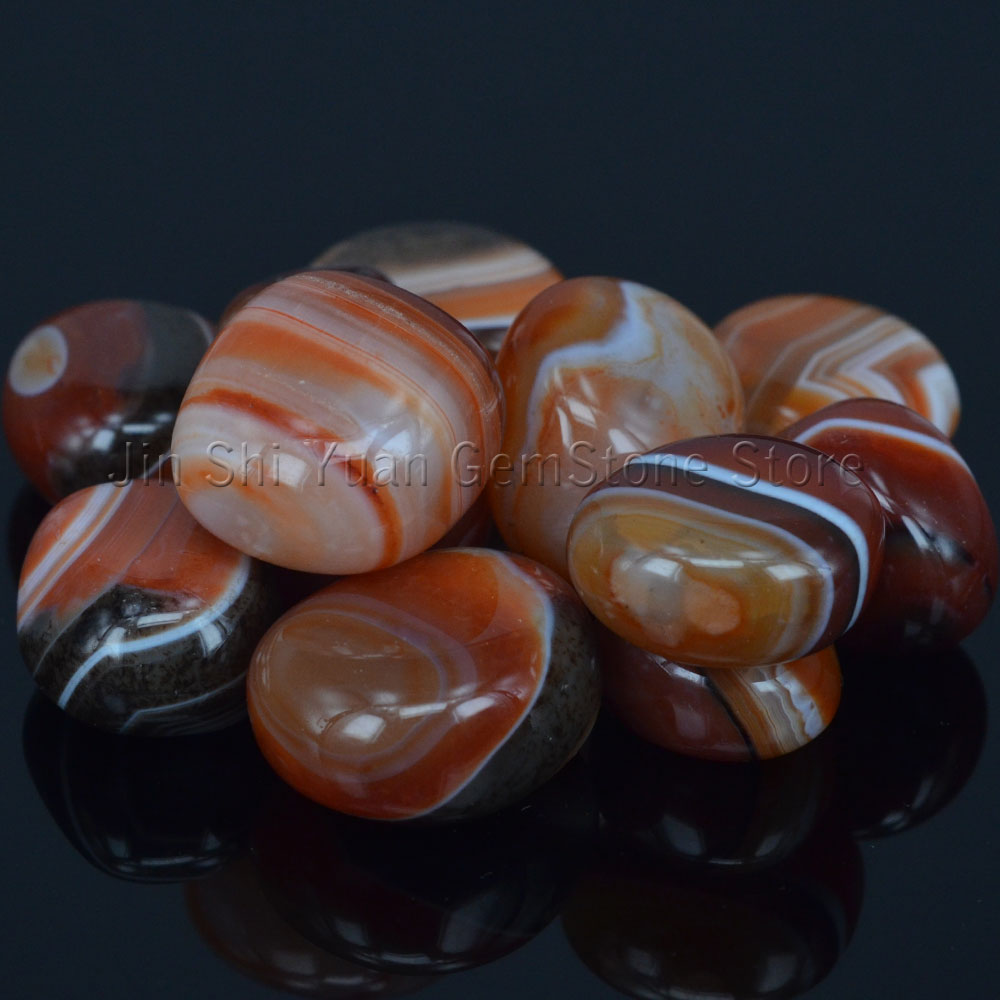 A polished natural gemstone