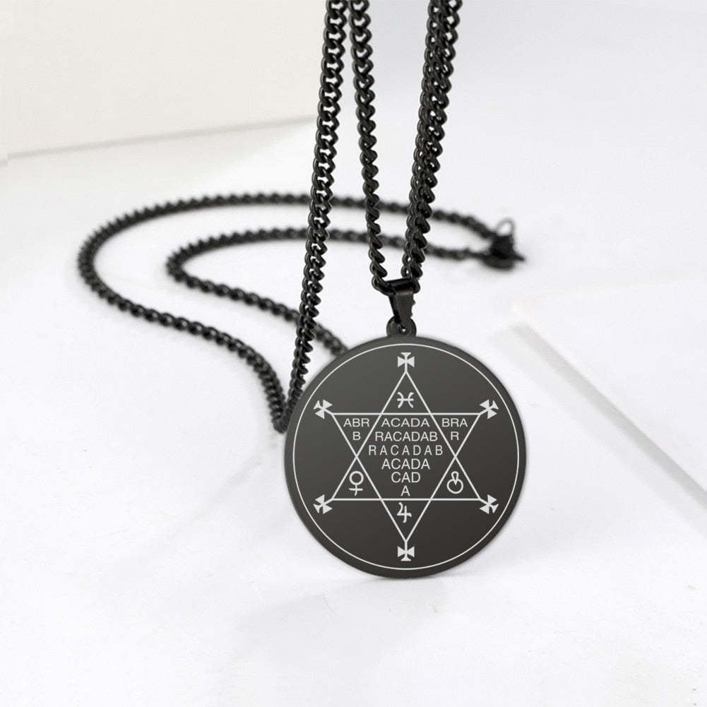 Esoteric amulet necklace