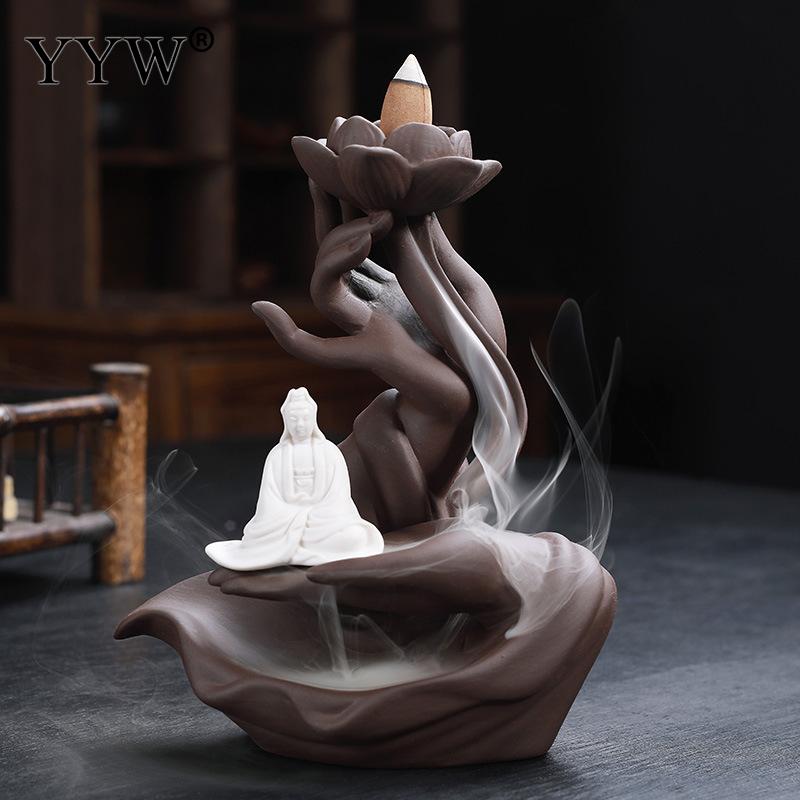 Waterfall incense burner