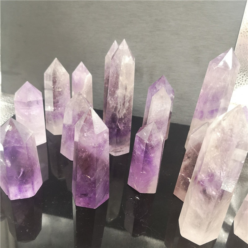 Natural amethyst quartz