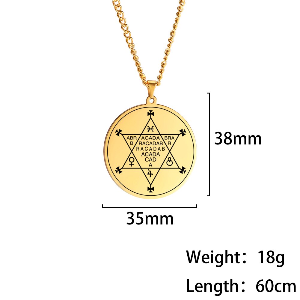 Esoteric amulet necklace