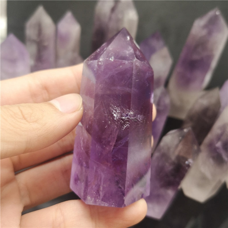 Natural amethyst quartz