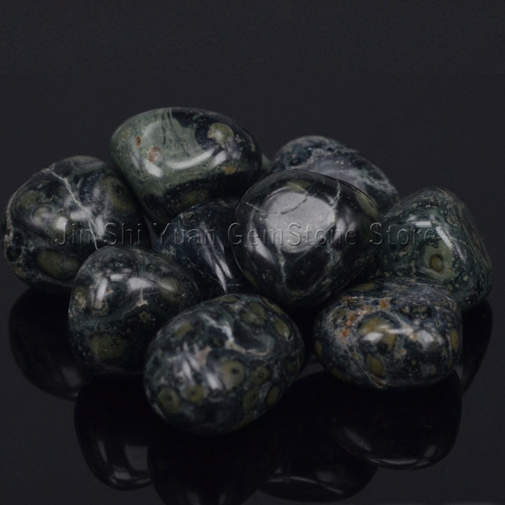 A polished natural gemstone