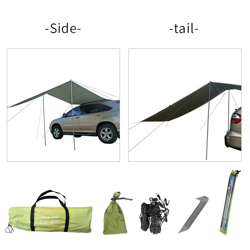 A tent for a ride