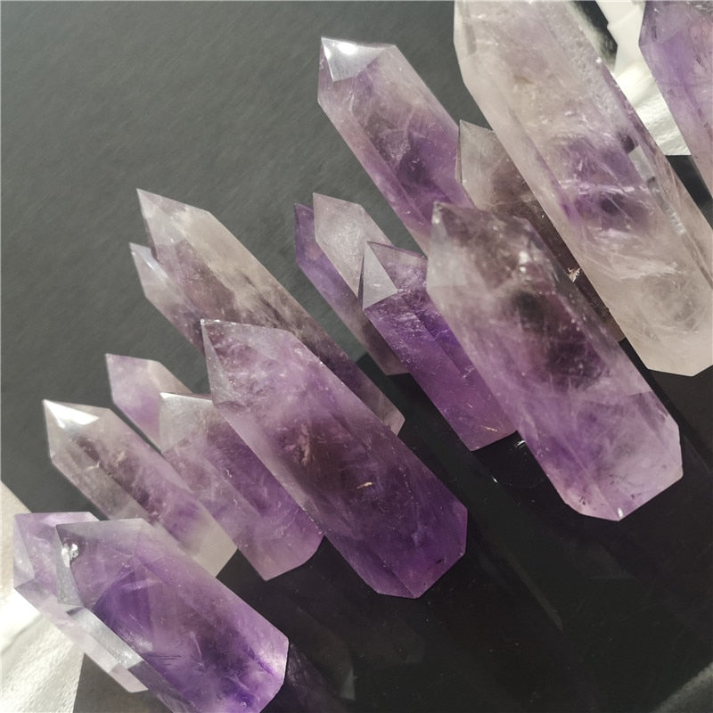 Natural amethyst quartz