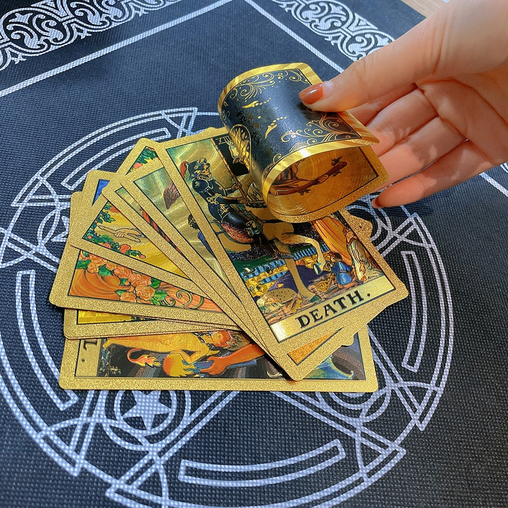 A set of tarot cards