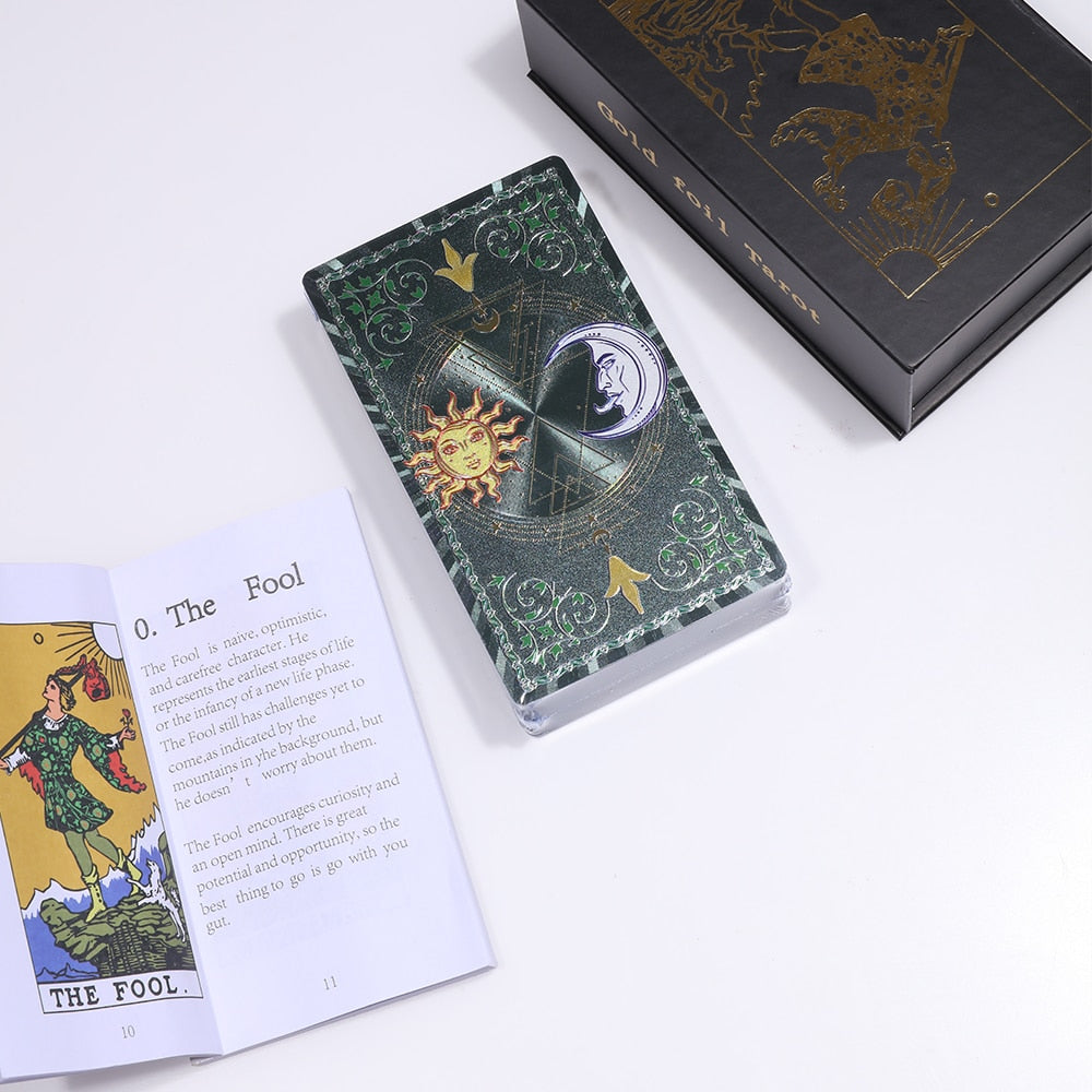 A set of tarot cards