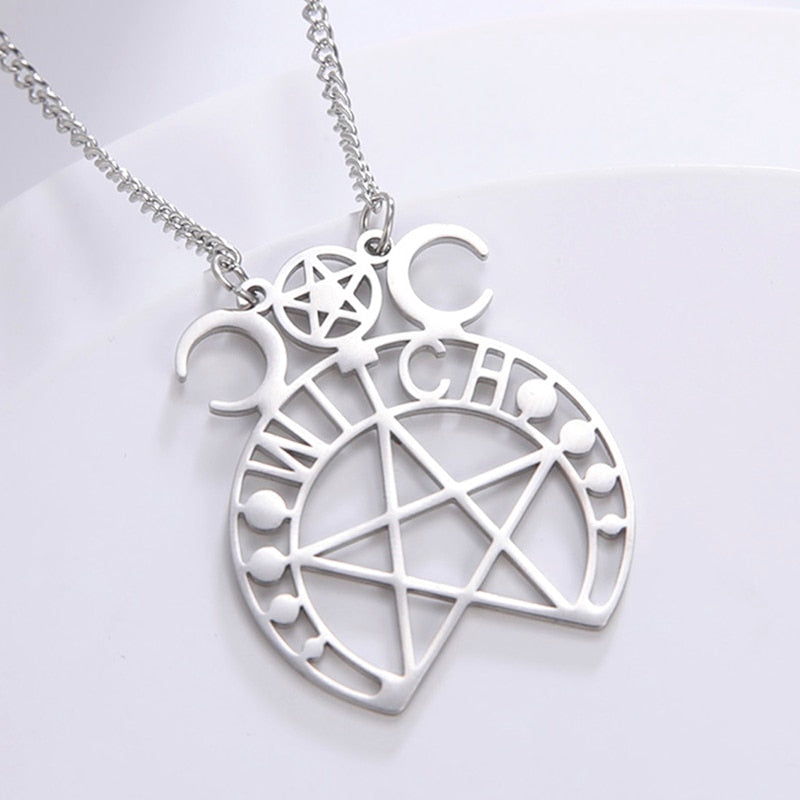 Pentagram witches chain