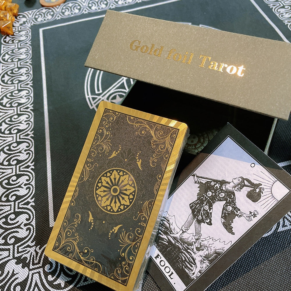 A set of tarot cards