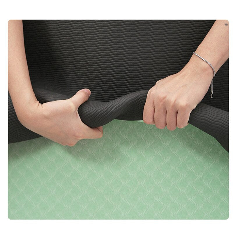 Exercise mat at home