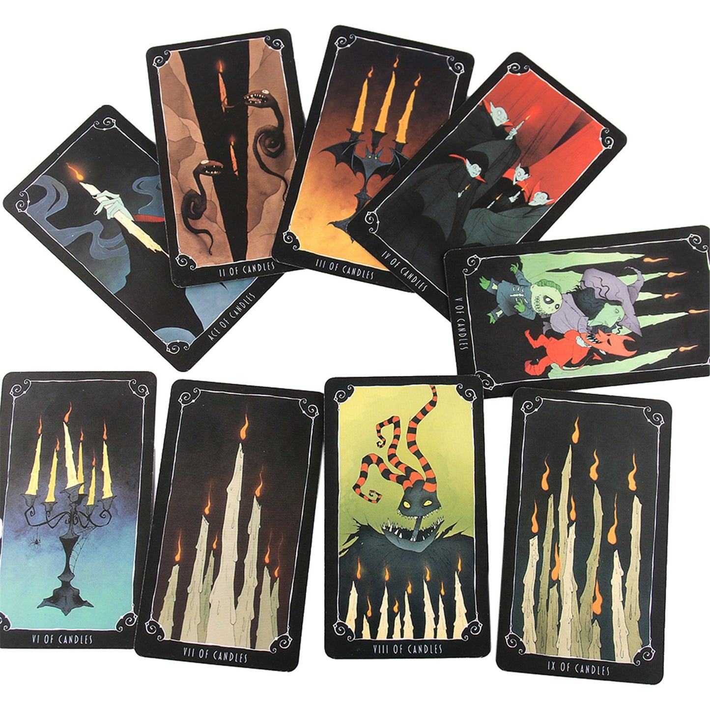 A deck of tarot cards