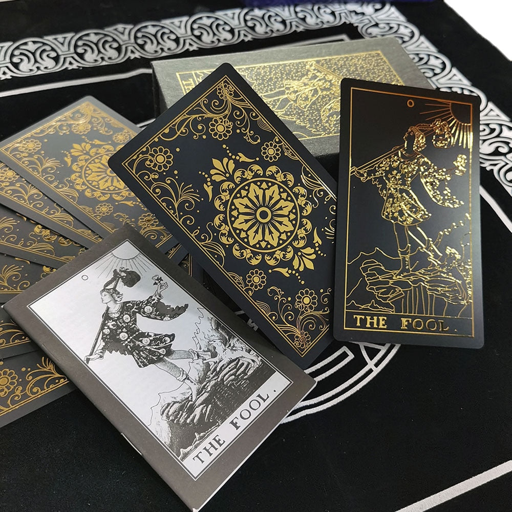 A set of tarot cards