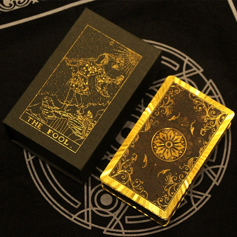 A set of tarot cards