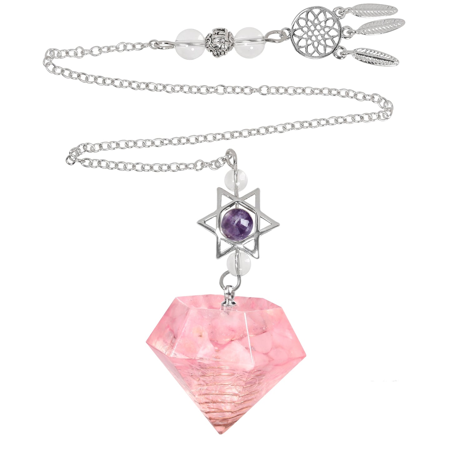 Amethyst pendant from Magen David