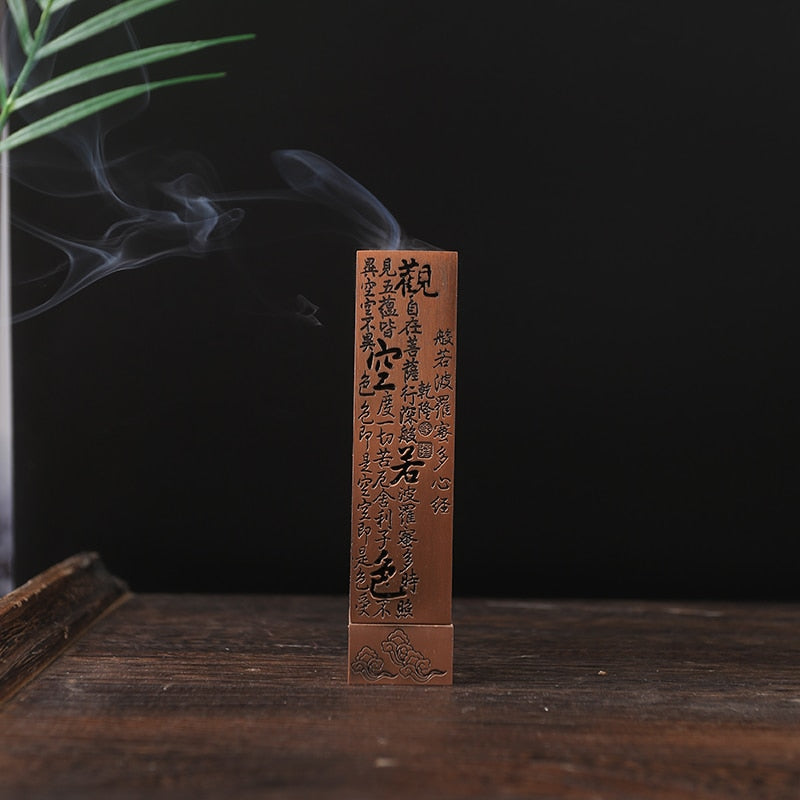 Incense burner in the form of a box